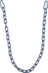 SKMT 4 Feet Metal Links Chain with Hook, Punching Bag Extension Chain, Hanging Chair Chain with Two Carabiners