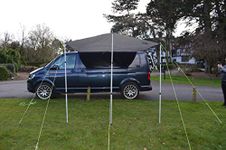 Wild Earth DELUX Sun Canopy Awning Camper Van Motorhome RV camper conversion 2.4m x 3m SILVER GREY