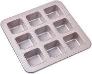 Bakeley Brownie Cake Pan, 9-Cavity 