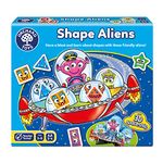 Orchard Toys Shape Aliens Game, Space themed Board Game, Family Fun, Family Game, Perfect for Kids Age 3-6
