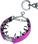 Prong Training Collar for Dogs, Rotating Ring Welding, Adjustable Dog Training Pinch Collar with Quick Release Buckle, for Small Medium Large Dogs