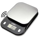 Talking Kitchen Scales - Big Numbers with Clear Loud Voice North American Accent (Black)