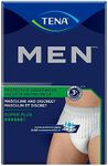 TENA Men Super Plus Protective Underwear, Incontinence, Disposable, Heavy Absorbency, Small/Medium, 16 Count
