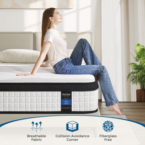 Inofia Double Memory Foam Mattress – Supportive & Breathable Bed