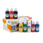 dabble Non-Toxic Finger Paints for kids (2.5+ Years) | Safe, Natural & Washable Paints for Toddlers | Pack of 8 Bright Colours | Child-Safe & Easy to Use | Ideal for Early Art & Sensory Play
