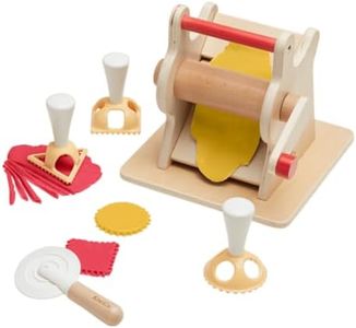 KiwiCo Fun Dough Pasta Making Set | Learn Early Math, Shapes, Problem Solving, and Motor Skills with Educational Kitchen Toy | Pretend Play Food Pasta Set | Ages 3+