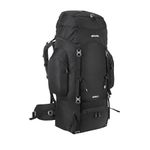 Eurohike Nepal 85 Litre Rucksack with Ventilated Back Panel & Padded Harness, 85L Backpack, Bag for Men & Women, Adjustable, Lightweight, Camping, Hiking, Trekking, Travelling, Outdoor, Black
