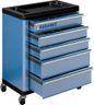 LARBANKE 5-Drawer Rolling Tool Chest with 360° Wheels and Lock&Keys,Tool Cabinet with Non-slip Pearl Cotton Mat and Multifunctional Countertop,Connecting Rods Can Be Connected with 7-Drawer Tool Chest