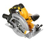 DEWALT DCS570N Cordless XR Brushless Circular Saw, 18 V, Yellow/Black/Grey, 184 mm