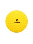 omtex Plastic PVC Cricket Dimple Ball|Ideal for Bowling Machine Dimple Ball Yellow (Pack of 1)