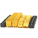 Amass 10 Pair XT60H Bullet Connector Plug Upgrated of XT60 Sheath Female & Male Gold Plated for RC Parts … … …