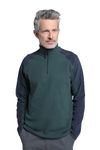 Mountain Warehouse Ashbourne Mens Fleece - Microfleece Sweater, Antipill Midlayer, Warm Top - Best for Autumn Winter, Camping, Trekking, Hiking Dark Khaki L