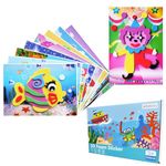 JELLYBABY Art Activity,3D EVA Foam Stickers, Art & Craft Kit for Kids, Mosaic Puzzle Game DIY, Sticker Craft, Gifts for Boys and Girls 3-6 Years, Craft Kit for Toddlers for Early Development