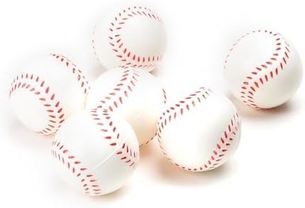 Baseball Sports Themed 2.5-Inch Foam Squeeze Balls for Stress Relief, Baseball Sport Stress Balls - Baseball Party Favors and Decoration - Bulk 1 Dozen