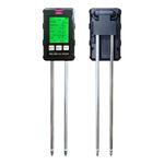 amiciSense 6-in-1 Soil Tester – Ultimate Soil Health Meter with Dual 180mm Probes | pH, Fertility, Temperature, Moisture, Humidity & Sunlight Analyzer for Garden, Lawn, Farm & Indoor Plants