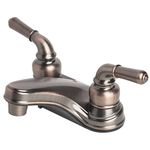 Laguna Brass 2000BZ RV/Motorhome Two Handle Non-Metallic Centerset Lavatory Faucet, Brushed Bronze Finish