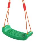 Busy Kid Swing Seat for Kids, Age 3 to 10 Years with Hand Grip (Green)