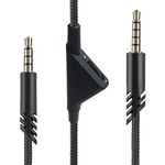 2.0M Replacement for Astro A10 Volume Control Cable Cord(Black)