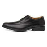 Clarks Men's Tilden Walk M Lace-Up Oxford, Black Leather, 10 M US