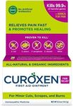 CUROXEN First Aid Ointment - Pain Relief Ointment with Arnica, Topical Ointment for Cuts, Scrapes, and Burns, All-Natural & Organic Ingredients, First Aid Supplies, 0.5 oz Vertical