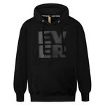 Mr.Color Unisex Graphic Hoodies Oversized Letter Print Hoodie Vintage Loose Pullover Sweatshirt with Pocket for Women Men Black