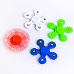 Toyseum 8 x Fidget Spinners for Kids, Party Bag Filler Toys for Children, Mini Sensory Favours are Ideal for Boys & Girls School Prizes, ADHD, Anxiety and Stress Relief for Adults, Pack of 8