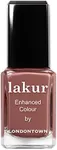 Londontown LAKUR Enhanced Color Nail Polish, Nail Lacquer, Mudslide, Brown