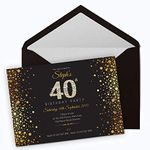 Your Invites 50 Personalised Birthday Invitations Choose from 39 stunning designs 18th 21st 30th 40th 50th - any age. (Design 20)