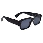 Peter Jones UV Protected Stylish Black Unisex Badshah Style Sunglasses (B13031)