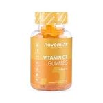 Vitamin D Gummies - High Strength 4000 IU Adult Vitamin D3 Gummies - Chewable Gummy Vitamins - Vegetarian - Gluten Free - Vitamin D Gummies by Novomins