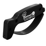 AccuSharp Knife Sharpener, Ergonomic Comfortable Handle, Compact & Easy to Use, Restore and Hone Straight & Serrated Knives, Black