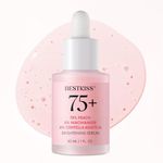 Bestkiss 75% Peach + 5% Niacinamide + 4% Centella Asiatica Brightening Hydrating Face Serum with Ceramides Hyaluronic Acid - Vegan Fragrance Free Cruelty Free 30mL