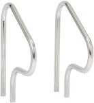 S.R. Smith F4H-102 Figure 4 Swimming Pool Handrail, Stainless Steel, Pair of Rails, 26-Inch