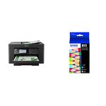 Epson WorkForce Pro WF-7820 Wireless All-in-One Wide-format Printer (13" x 19") + Epson T812 Standard Capacity Combo (CMYK) Pack Ink Cartridge