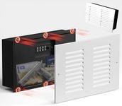Mboko Electronic Hidden Wall Mount Safe With Air Vent Cover, Magnetic Small In Wall Safes Between The Studs 16" Center For Home Closet