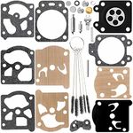 QAZAKY K20-WAT Carburetor Rebuild Kit Compatible with WA WT Series Carb K11-WAT Echo Poulan Trimmer Edger 024 026 MS240 MS230 MS250 MS260 MS270 MS290 MS390 615-463 740-00150 946-00209 123627