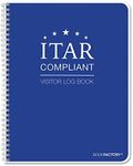 BookFactory ITAR Visitor Log Book/V