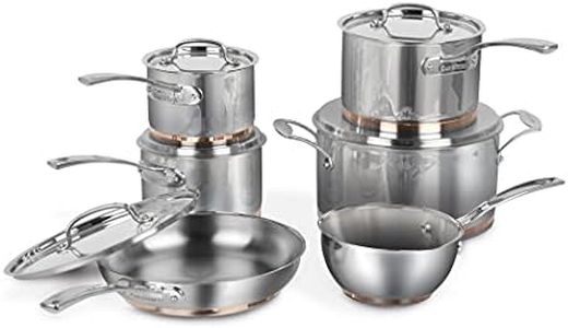Cuisinart 11-Piece Five-Ply Stainless Steel Pots and Pans Set (89FB-11FBC)