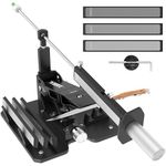 XARILK PRO Precision Knife Sharpener System GEN 2, Heavy-Duty | Aluminum Professional Knife Sharpening Tool W/Diamonds (320# 800# 2000#) for Kitchen Knife, Hunting Knife, Fishing Knife