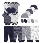 Kiddiezoom Unisex Baby Layette Essentials Giftset Clothing Set 19-Piece