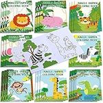 Honoson 24 Pcs Coloring Books Jungl