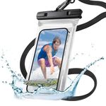 Universal Waterproof Phone Pouch [3D Seamless Body],IPX8 Underwater Waterproof Phone Case for Swimming Beach Boating Cellphone Dry Bag for iPhone 15 14 13 12 11 Pro Max Fits All Phones Up to 7.0"