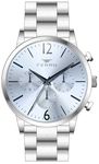 Ferro Venedik Analog Silver Dial Men's Watch-FM11005A-A