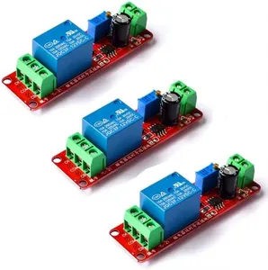 WWZMDiB NE555 DC 12V Timer Relay Switch Adjustable Module 0 to 10 Second (3Pcs, 12V Timer Relay)