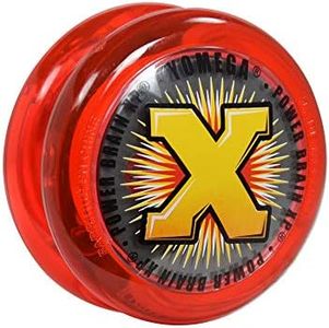 Yomega Yoyó Power Brain XP - Yoyó de Respuesta Profesional con Smart Switch, Que Permite al Usuario Elegir Entre el Retorno automático o un Estilo Manual (Rojo)