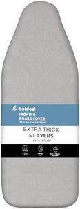 Ironing Board Cover and Pad 15"X54"Extra Thick Natural Cotton