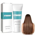 Hair Straightening Cream - Hair Gloss and Silk - Hair Protein Correcting - Hair Straightening - Nourishing Fast Smoothing Collagen Hair Straightener Cream for Curly Hair