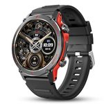 Smart Watch, 1.43''AMOLED Smartwatch Men Women Answer/Make Call, Digital Fitness Watch, 110+ Sports, Blood Pressure, Heart Rate, Stress Monitor Sports Watch for Android or iOS