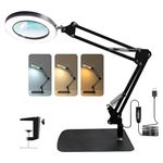 Light Lamp With Magnifier Glasses