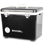 ENGEL Cooler Box 19qt (18 litres) Leak-Proof, Air Tight, Drybox Cooler for Camping, Fishing, Hiking, Small Hard Shell Lunchbox Cooler for Men & Women